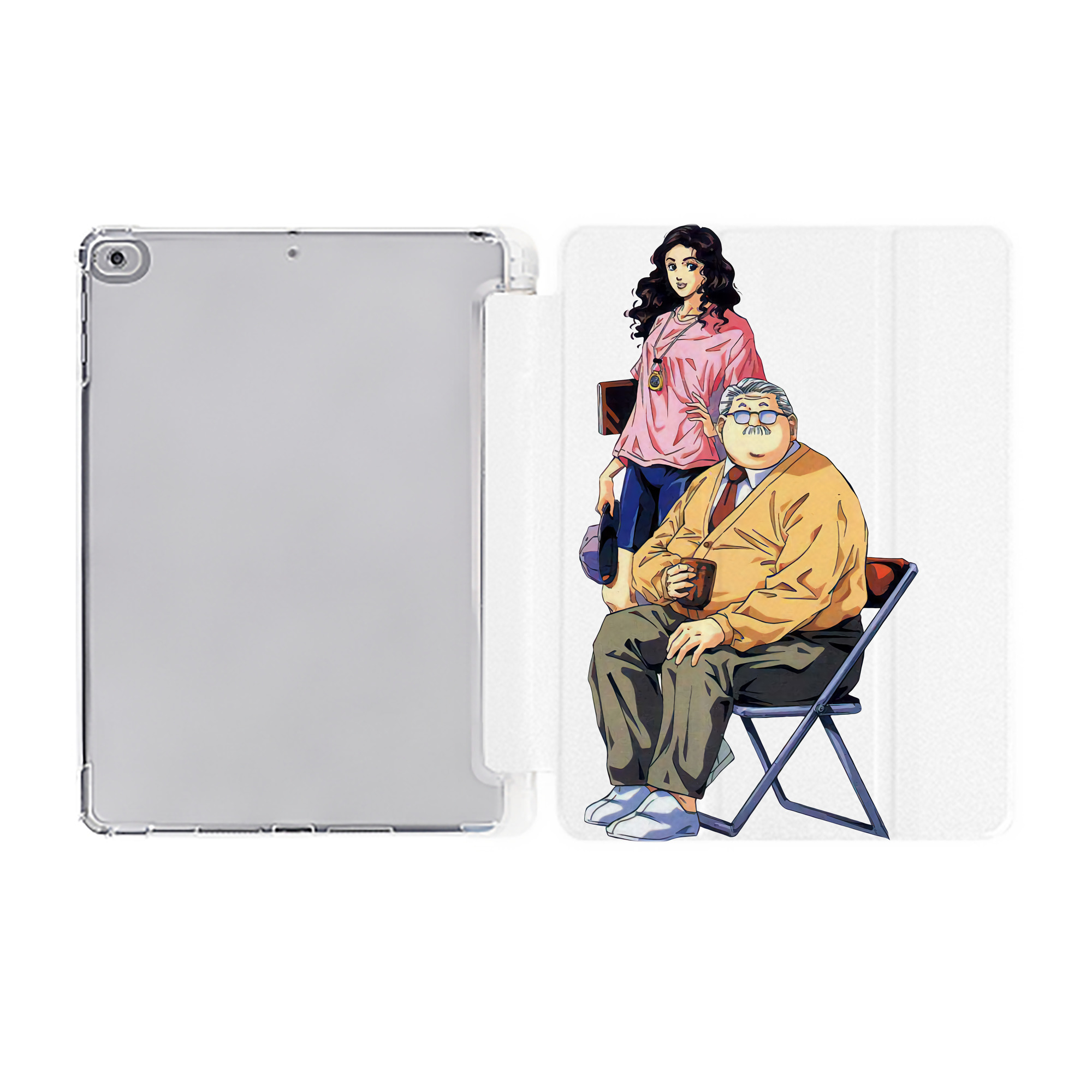 （画像用） SLAM DUNK／スラムダンク IPad ケース ペン収納付き 三つ折りスタンド PUレザー×シリコン 対応機種9.5/10.5/10.9インチ